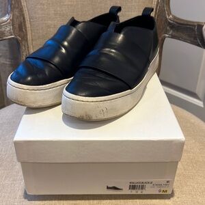 Vince The Wallace Platform Leather Sneaker